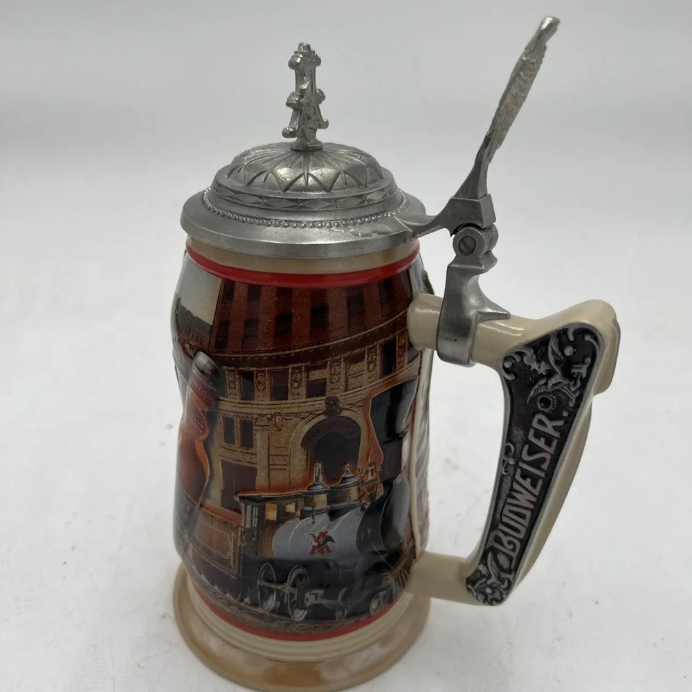 1999 Anheuser Busch Membership Stein Golden Age of Brewing CB10 Lid